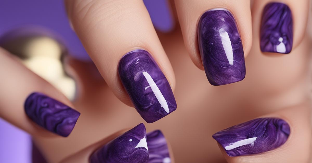 Paznokcie fioletowe jasne: Modny manicure na 2024 w kobiecych stylizacjach